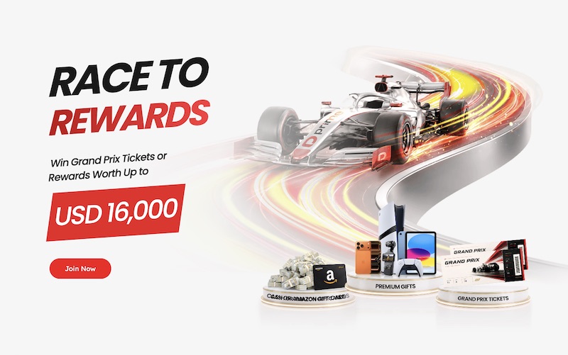 D Prime Launches “Race to Rewards” Promotion With Grand Prix Tickets and Rewards Up to USD 16,000