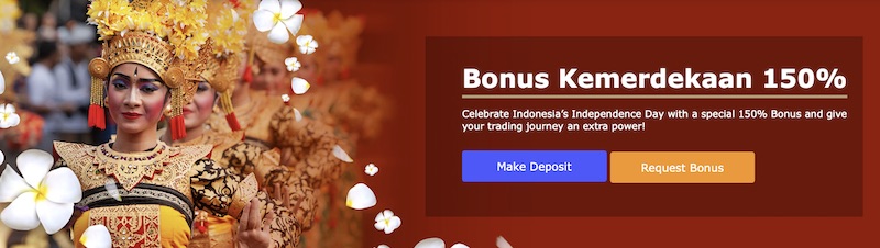 FXCL – 150% Independence Day Bonus