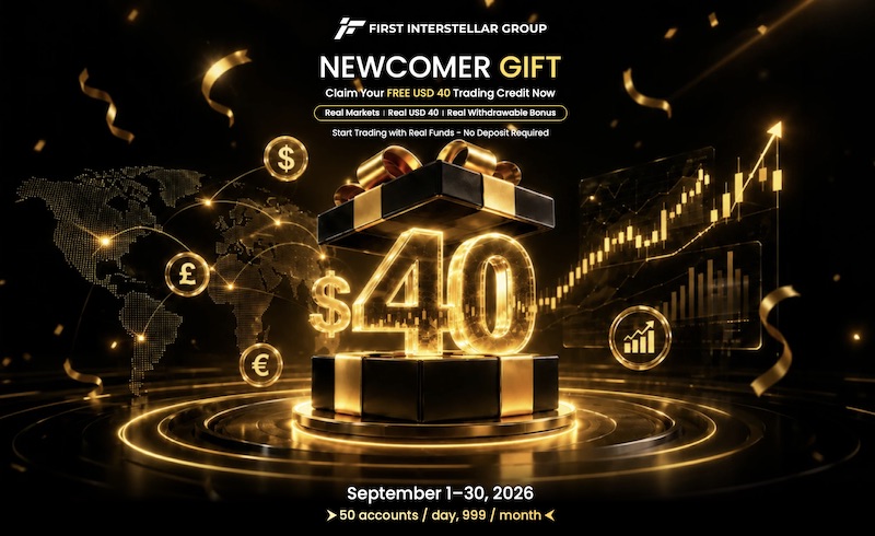 FISG No Deposit Bonus - $40 Trading Bonus