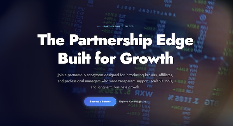 OTG FX Promotes Partnership Programs for IBs, Affiliates, and Professional Managers