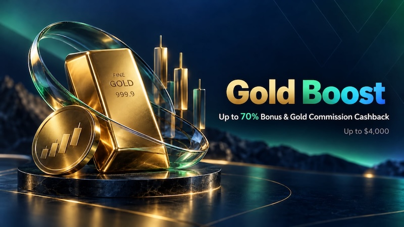 iX Broker - 70% Gold Boost Bonus