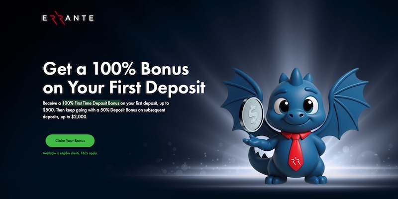 Errante ─ 100% FTD Bonus