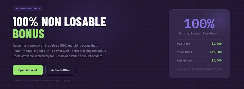 Kama Capital - 100% Non-Losable Bonus