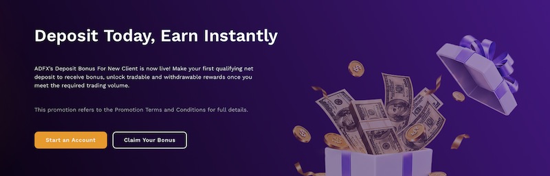ADFX Deposit Bonus – Up to $8,888