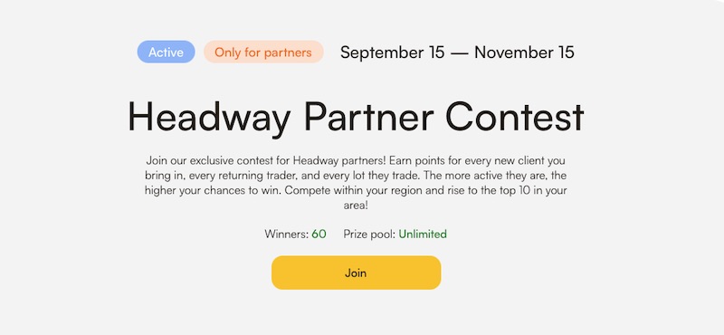Headway IB Live Contest