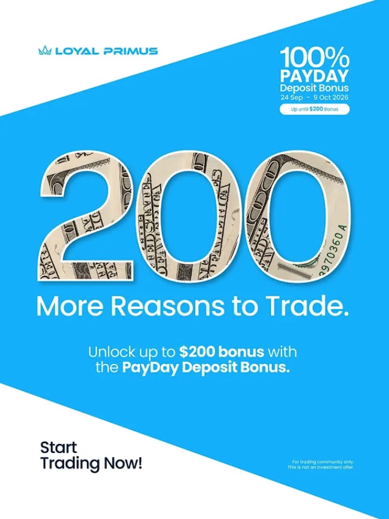 Loyal Primus Launches 100% Payday Deposit Bonus of Up to $200