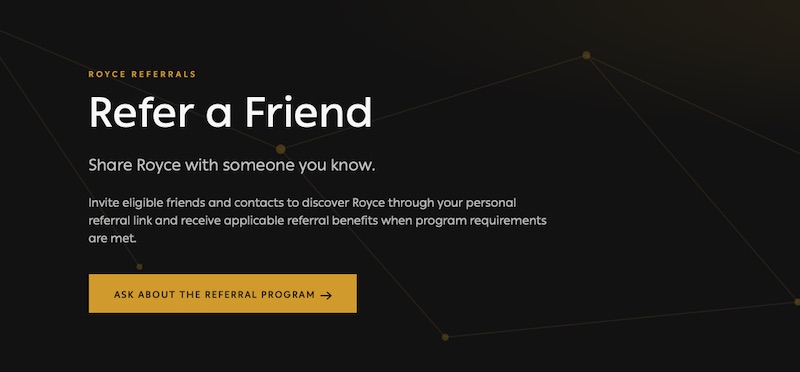 Royce Capitals Introduces Personal Referral Program for Eligible Clients