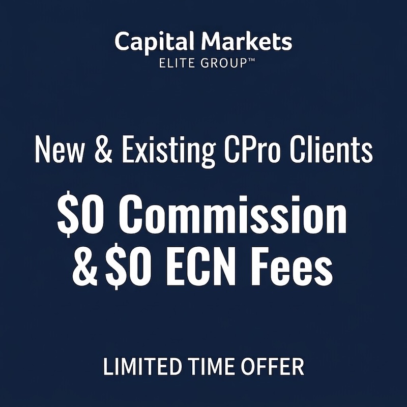 Title:Capital Markets Elite Group Launches CPro 5-Year Celebration Promotion With $0 Commissions