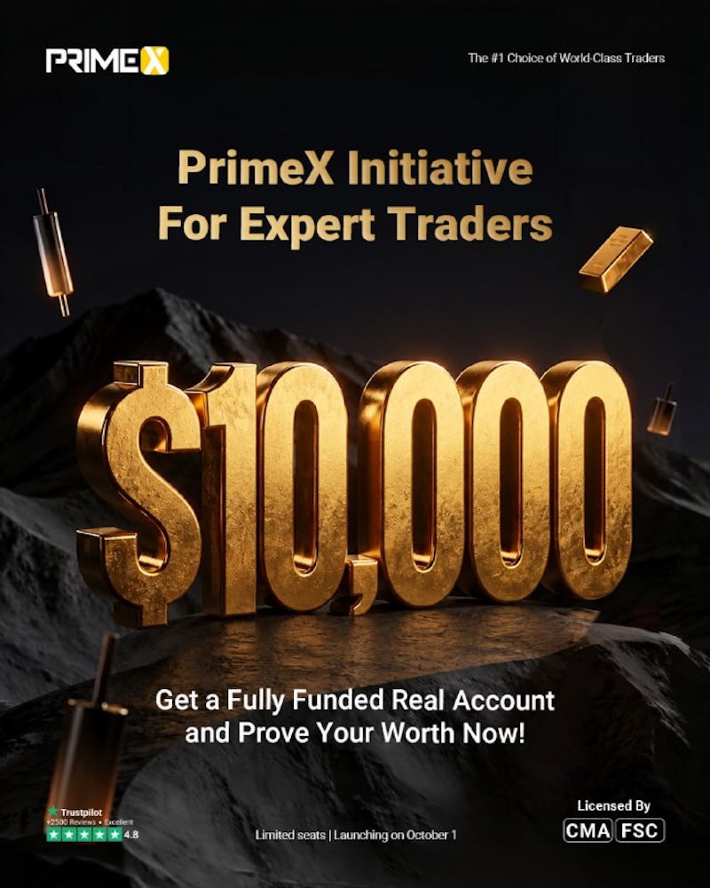 PrimeX Traders Initiative Offers $100 Funded Account Opportunity to Selected Traders