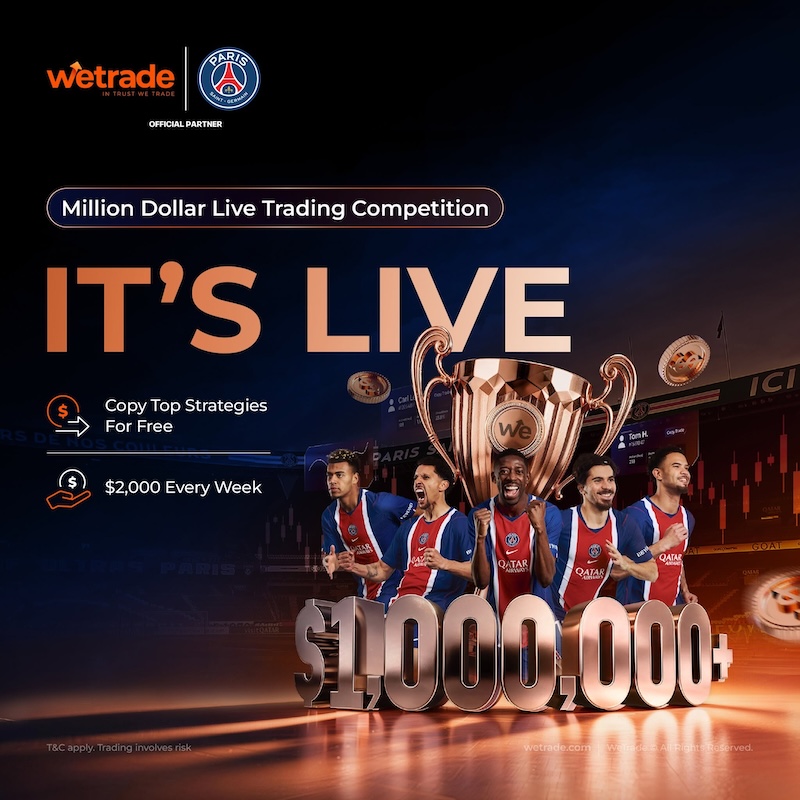 WeTrade Season 2 Launches Million Dollar Live Trading Competition With Over $1 Million in Prizes
