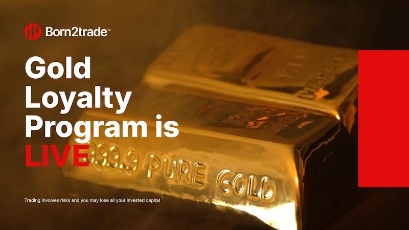 Born2Trade Launches Gold Loyalty Rewards Program Offering Physical Gold for XAU/USD Trading Volume