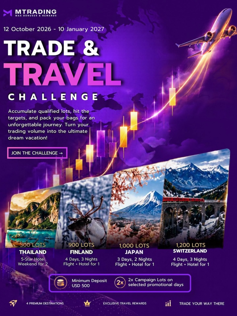 MTrading Trade & Travel Challenge: Unlock Luxury Getaways With Gold and Metals Trading