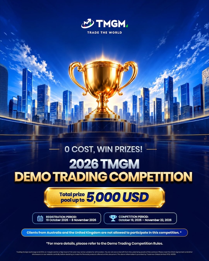 TMGM Opens 2026 Demo Trading Competition With $5,000 Prize Pool and Free Entry