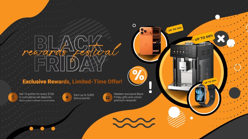 AUS Global Launches Black Friday Points Rewards Event With Up to 5,000 Bonus Points