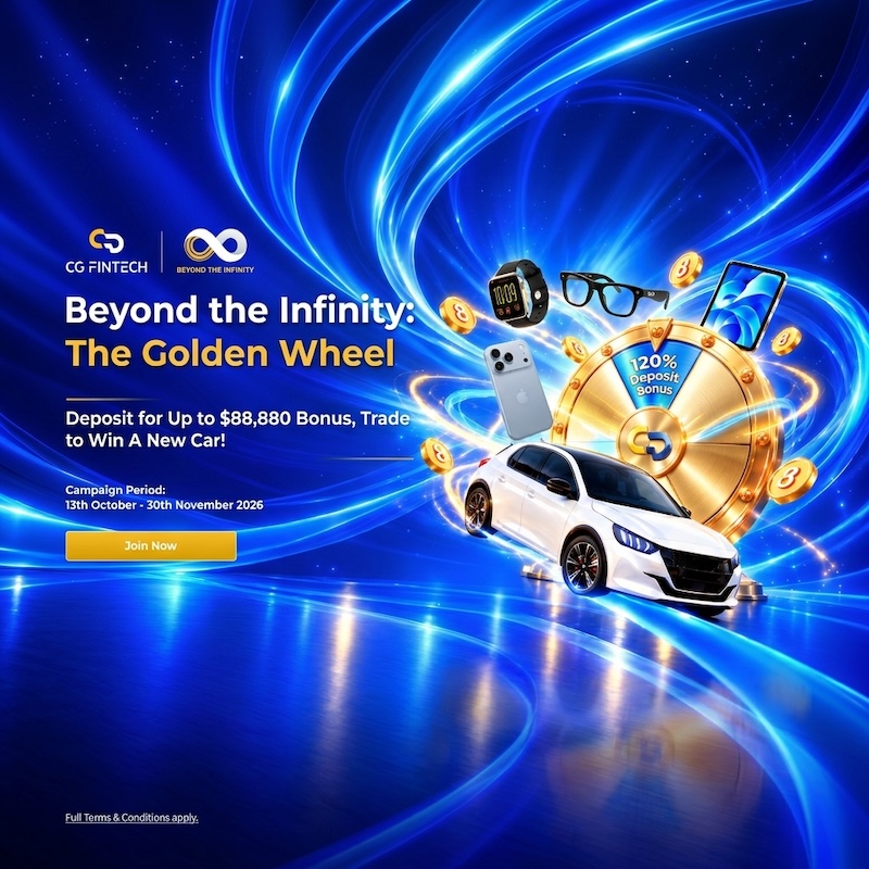 CG FinTech Launches “8EYOND THE INFINITY” Golden Wheel Promotion Featuring Premium Gadgets and a Grand Prize