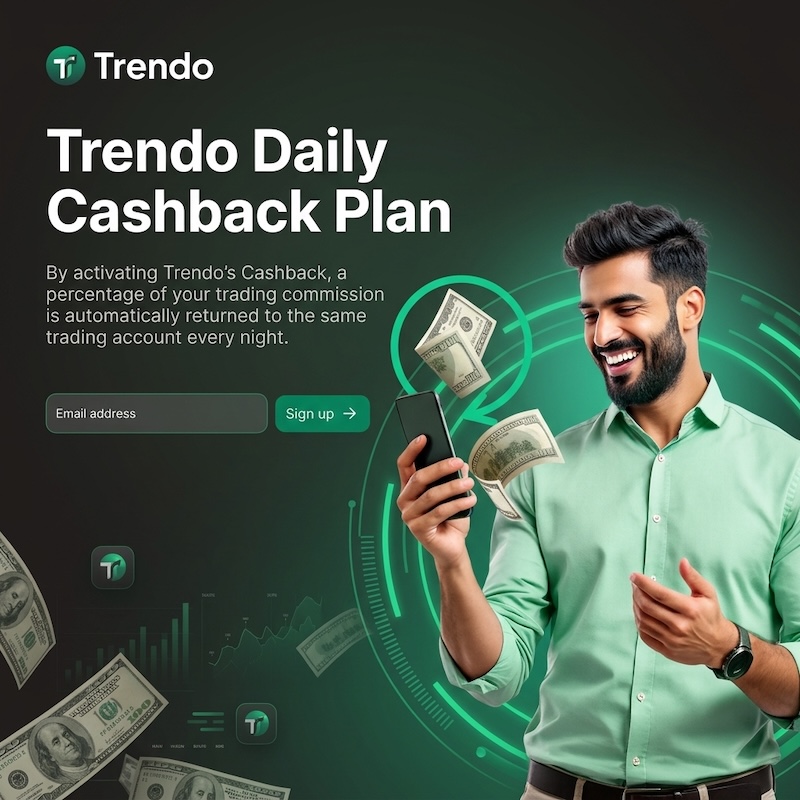 Trendo Introduces Daily Cashback Program, Returning Up to 7% of Trading Commissions to Clients