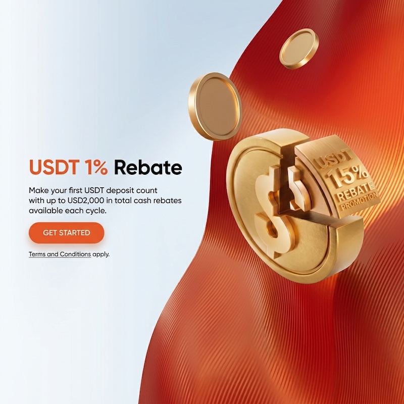 Vantage Launches USDT 1% Rebate Promotion With Up to $2,000 in Cash Rebates per Cycle