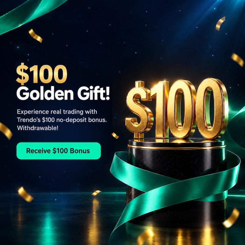 Trendo Puts $100 on the Table With a No Deposit Bonus and a Four-Week Profit Challenge