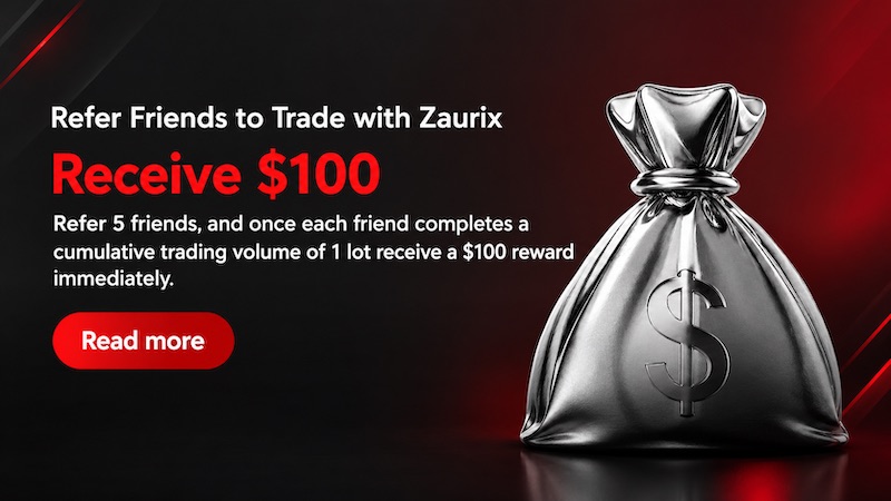 Zaurix Offers $100 Reward Through Refer-a-Friend Trading Promotion