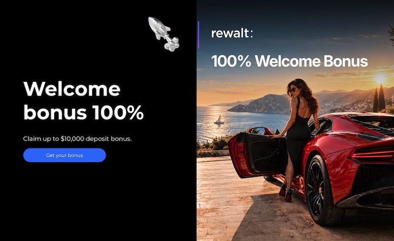 Rewalt - 100% Deposit Bonus