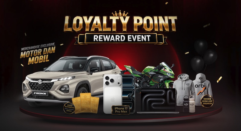 Orbi Trade Berjangka Promotes Loyalty Point Reward 2026 Program With Prizes Ranging From Gadgets to Motorcycles