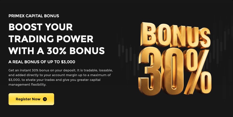 Primex Capital - 30% Deposit Bonus