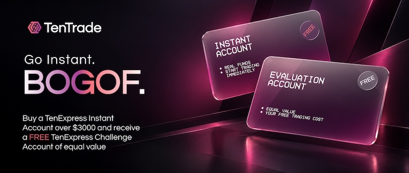 TenTrade Brings Back BOGOF Promotion, Offering Free Evaluation Accounts With Qualifying Purchases