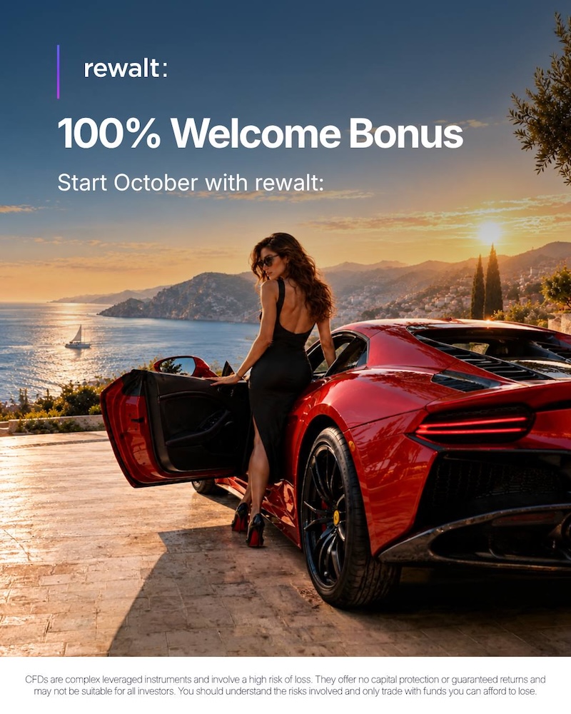 Rewalt Launches 100% Welcome Bonus for New Clients With Up to $10,000 in Bonus Rewards