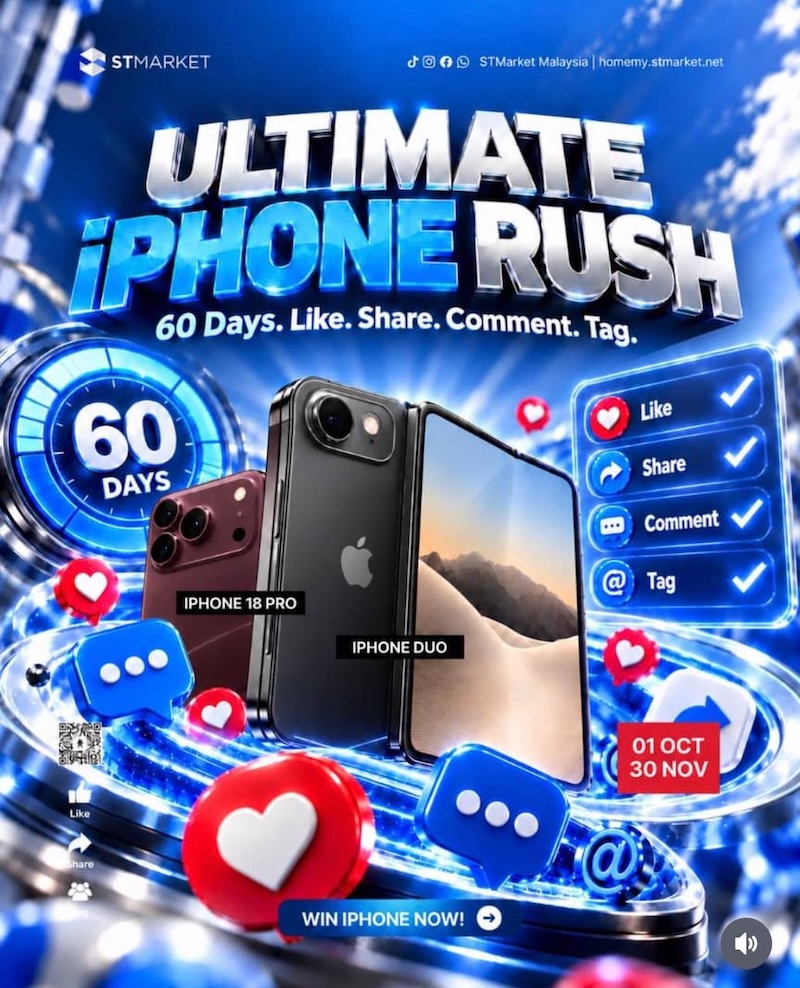 ST Market 60 Days Challenge Offers Chance to Win an iPhone 18 Pro or iPhone Duo