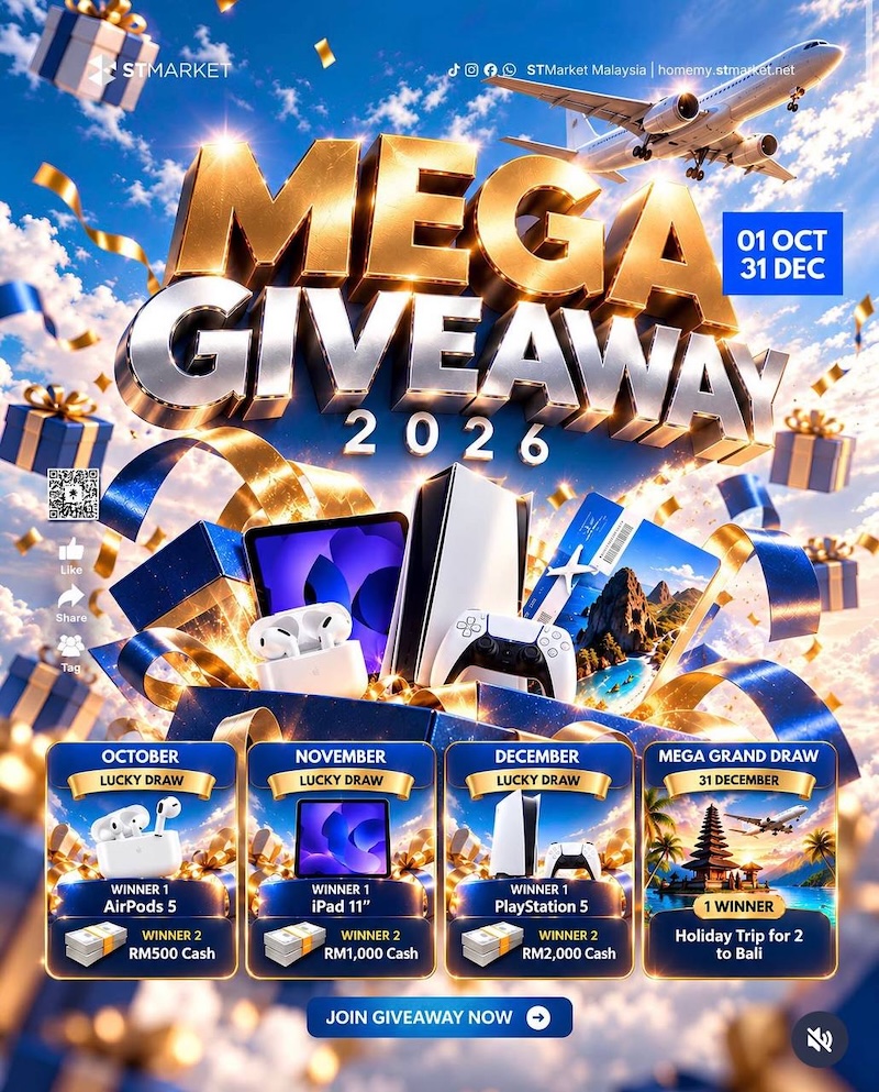 ST Market Mega Giveaway 2026 Offers Traders Chances to Win Monthly Prizes and a Bali Holiday